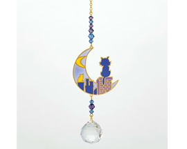 Woodstock Chimes® Crystal Dreams Cats On The Roof Suncatcher