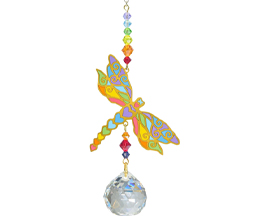 Woodstock Chimes® Crystal Dreams Dragonfly Suncatcher