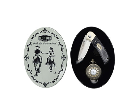 Old Timer®  Knife / Pocket Watch Combo