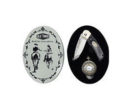 Old Timer®  Knife / Pocket Watch Combo