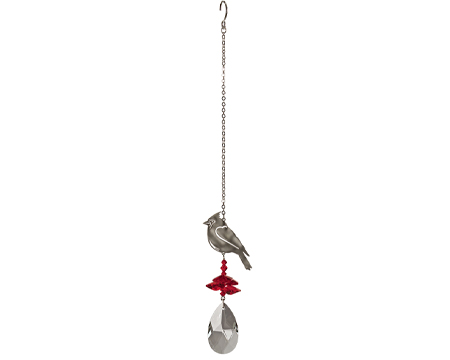 Woodstock Chimes® Crystal Fantasy Cardinal Suncatcher