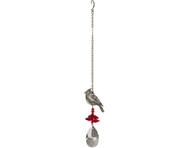 Woodstock Chimes® Crystal Fantasy Cardinal Suncatcher