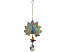 Woodstock Chimes® Crystal Wonders Peacock Suncatcher