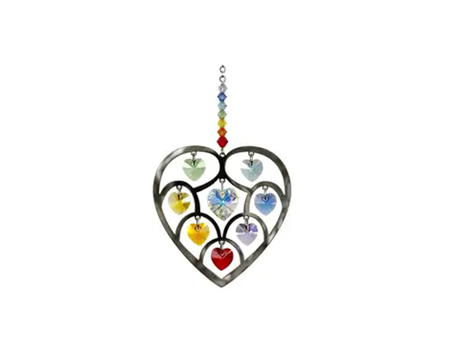 Woodstock Chimes® Heart Of Hearts Chakra Windchimes
