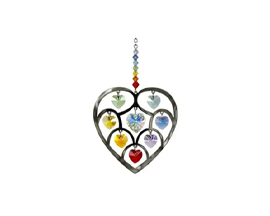 Woodstock Chimes® Heart Of Hearts Chakra Windchimes