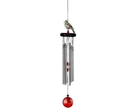 Woodstock Chimes® Crystal Cardinal Chime