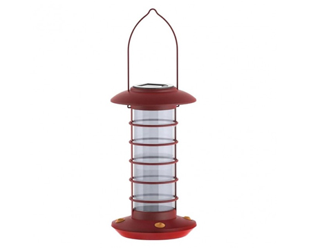 Woodlink&reg; Audubon Solar Light Hummingbird Feeder