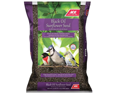 ACE® Black Oil Sunflower Seed Wild Bird Food