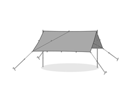 Peregrine® Spanner Tarp with Poles