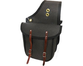 Smith & Edwards Heavy Duty Nylon Saddle Bags - Black