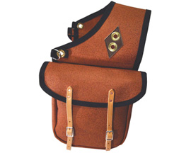Smith & Edwards Heavy Duty Nylon Saddle Bags - Brown