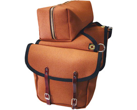 Smith & Edwards Heavy Duty Nylon Saddle Bag & Cantle Bag Combo