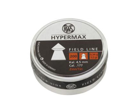 HyperMax&reg; .177 Cal RWS 5.2 Grains Pointed - 200 Count