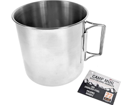 22 oz Stainless Steel Camp Mug