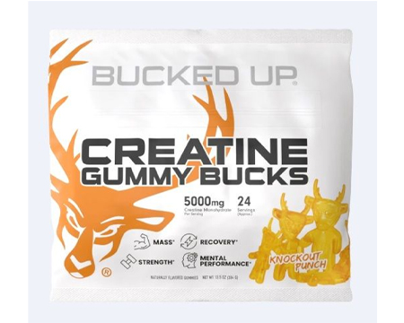Bucked Up® Creatine Gummies - Knockout Punch