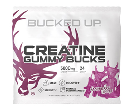 Bucked Up® Creatine Gummies - Raspberry Blitz