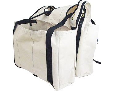 Smith & Edwards Canvas Saddle Pack Bags without Flaps