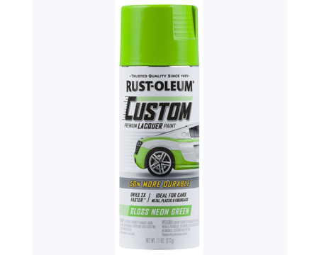 Rust-Oleum&reg; 11 oz. Premium Custom Lacquer Spray Paint - Gloss Neon Green