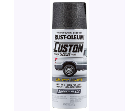 Rust-Oleum&reg; 11 oz. Automotive Custom Matte Spray Paint - Rugged Black