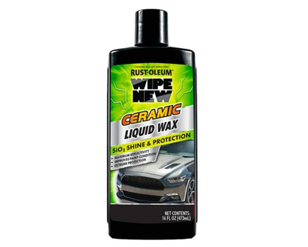 Rust-Oleum&reg; 16 oz. Wipe New Ceramic Liquid Car Wax Hydrophobic Protection