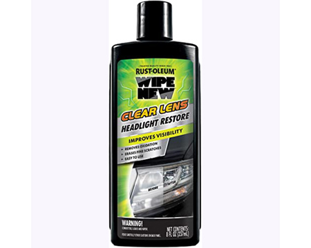 Rust-Oleum&reg; 8 oz. Wipe New Clear Lens Headlight Restore Visibility