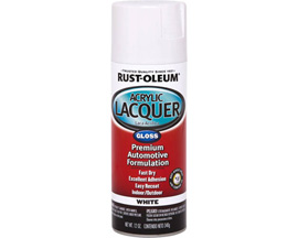 Rust-Oleum&reg; 12 oz. Automotive Acrylic Gloss Lacquer Spray Paint - White