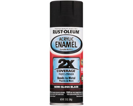 Rust-Oleum&reg; 12 oz. Automotive Semi-Gloss Acrylic Enamel 2X Spray Paint - Black