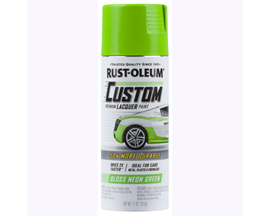 Rust-Oleum&reg; 11 oz. Premium Custom Lacquer Spray Paint - Gloss Neon Green