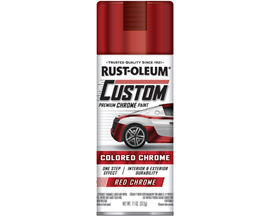 Rust-Oleum&reg; 10 oz. Automotive Premium Custom Chrome Lacquer Spray Paint - Red