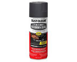 Rust-Oleum&reg; 12 oz. Stops Rust 2-in-1 Reform And Seal Spray - Black