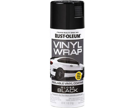 Rust-Oleum&reg; 11 oz. Automotive Vinyl Wrap Peelable Coating Gloss Spray Paint - Black