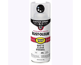Rust-Oleum&reg; 12 oz. Custom Stops Rust Matte Spray Paint - Clear Enamel