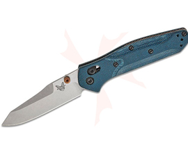 Benchmade® Mini Osborned Denim Reverse Tanto Knife - Stonewashed