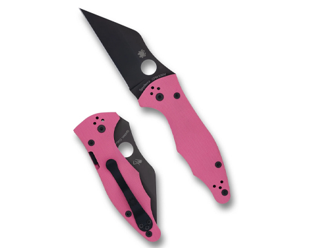 Spyderco® Yojimbo 2 Pink Black Blade Sprint Run® Knife