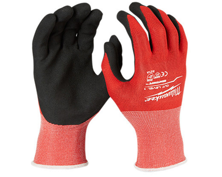 Milwaukee® Cut 1 Dipped Gloves - XL