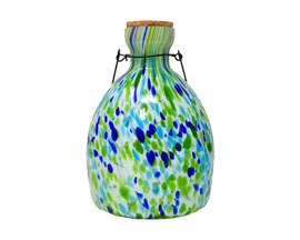 Blue & Green Glass Wasp Trap