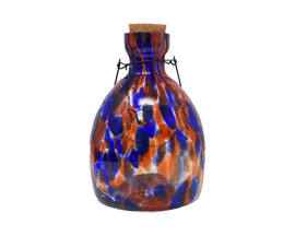 Cobalt Glass Wasp Trap