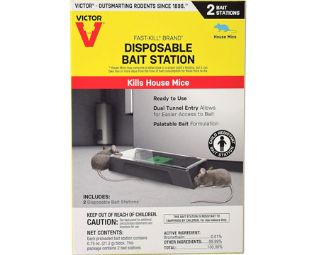 Victor&reg; Mice Bait Station 2 Pack