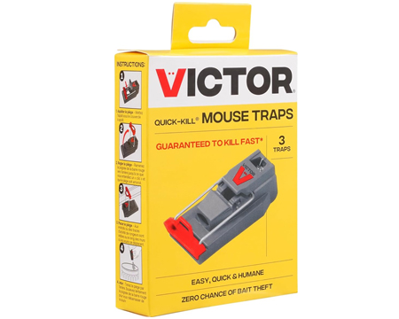 Victor® Quick Kill® Mouse Traps 3 Pack