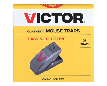 Victor® Quick-Set Mice Trap 2 Pack