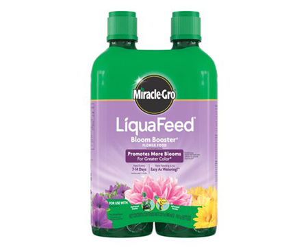Miracle-Gro&reg; 16 oz. LiquaFeed Bloom-Booster Flower Food Refills - 2 Pack