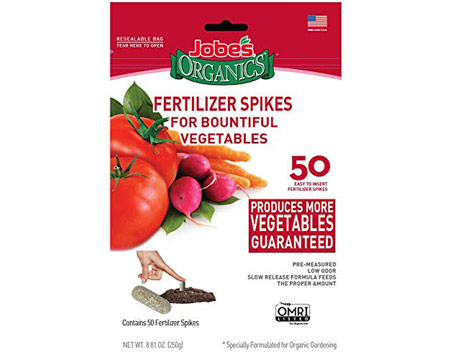 Jobes Organics&reg; Vegetable & Tomato Fertilizer Spikes - 50 Count