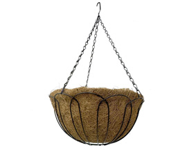 Living Accents® 18 in. Steel Hanging Basket 