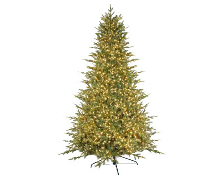 Holiday Bright Lights 7-1/2 ft. Full LED 2250 ct Emerald Pine Sparkle Christmas Tree