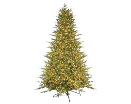 Holiday Bright Lights 7-1/2 ft. Full LED 2250 ct Emerald Pine Sparkle Christmas Tree