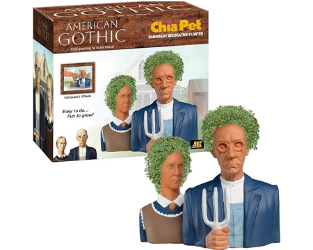Chia Pet® American Gothic