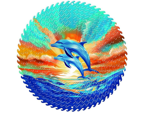 Spinfinity® Vivid Dolphins Wind Spinner