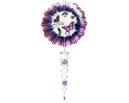 Spinfinity® Mini 3D Purple Butterfly Wind Spinner