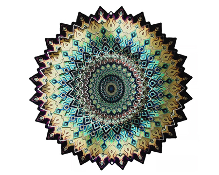 Spinfinity® Earth Mandala Wind Spinner