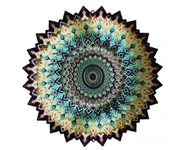 Spinfinity® Earth Mandala Wind Spinner